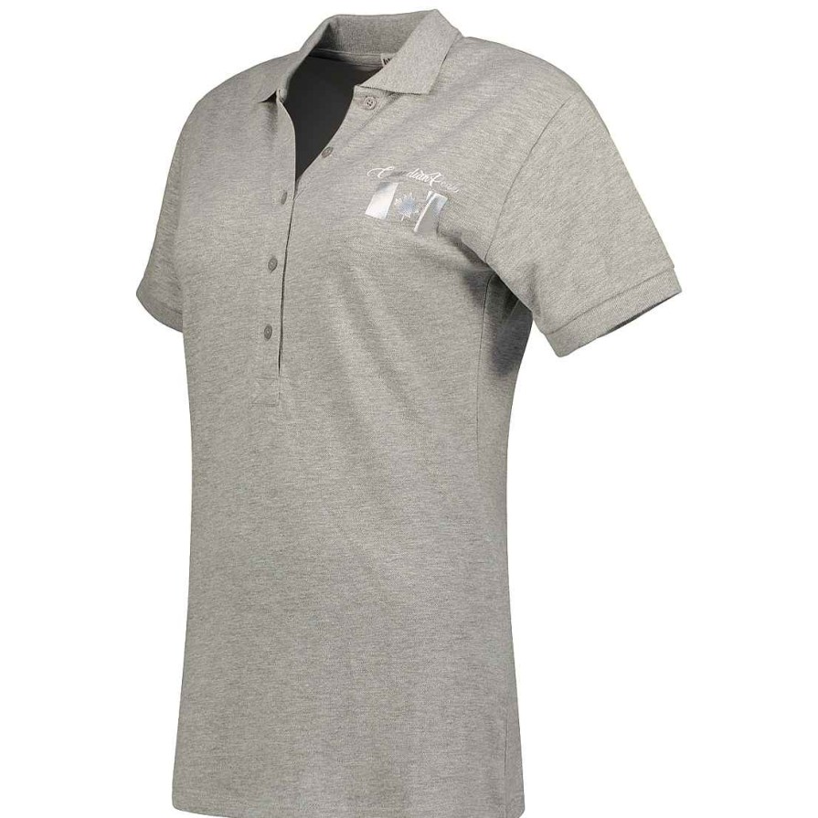 Damen Canadian Peak Polo | Koqueleak Bgrey Rm Lady 254