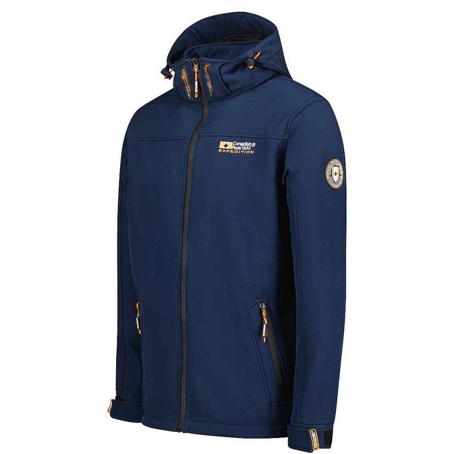 Herren Canadian Peak Soft Shell | Takeneak Navy Rm Bs2 Herren 009