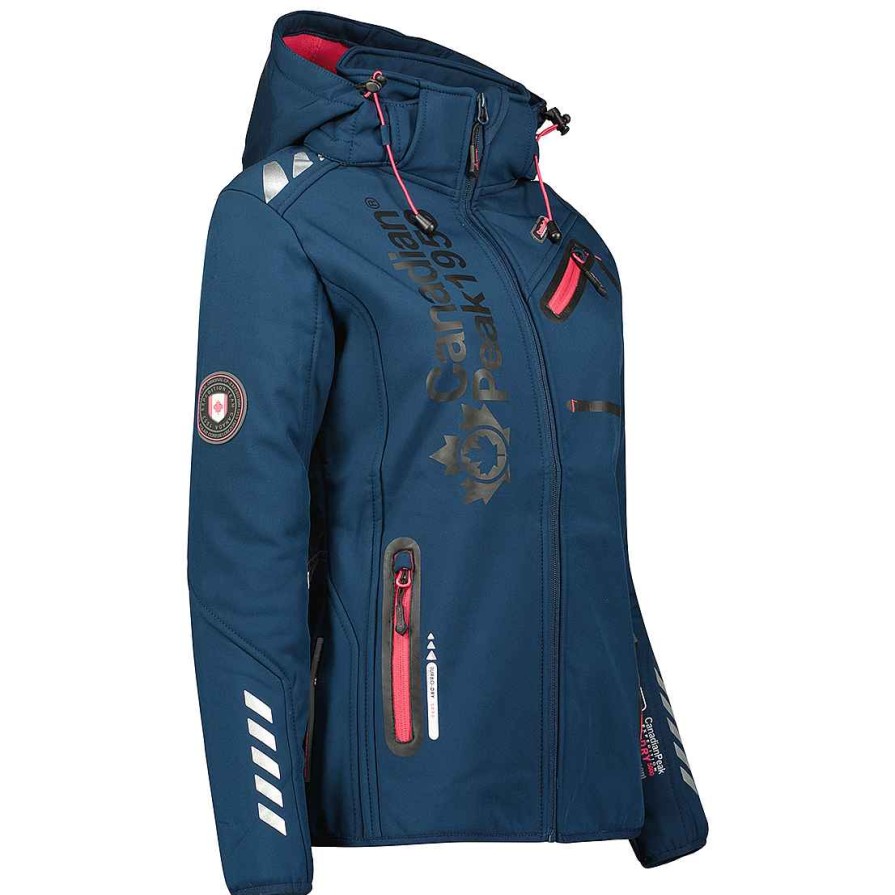 Damen Canadian Peak Soft Shell | Reineak Navy Lady 056