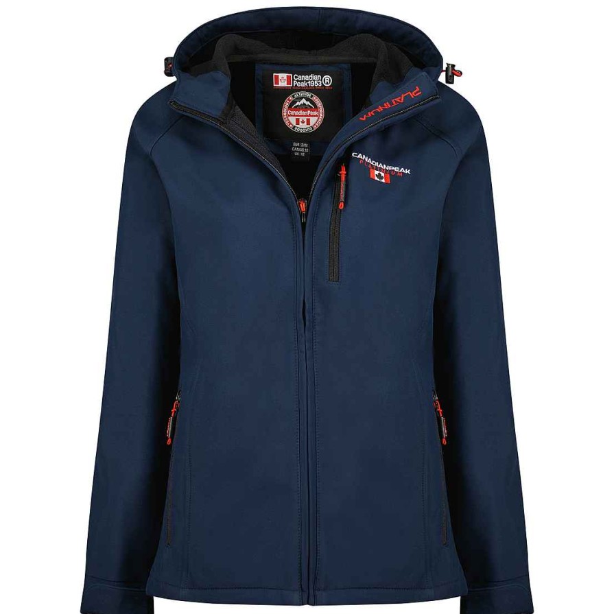 Damen Canadian Peak Soft Shell | Tacereak Navy Rm Lady 250