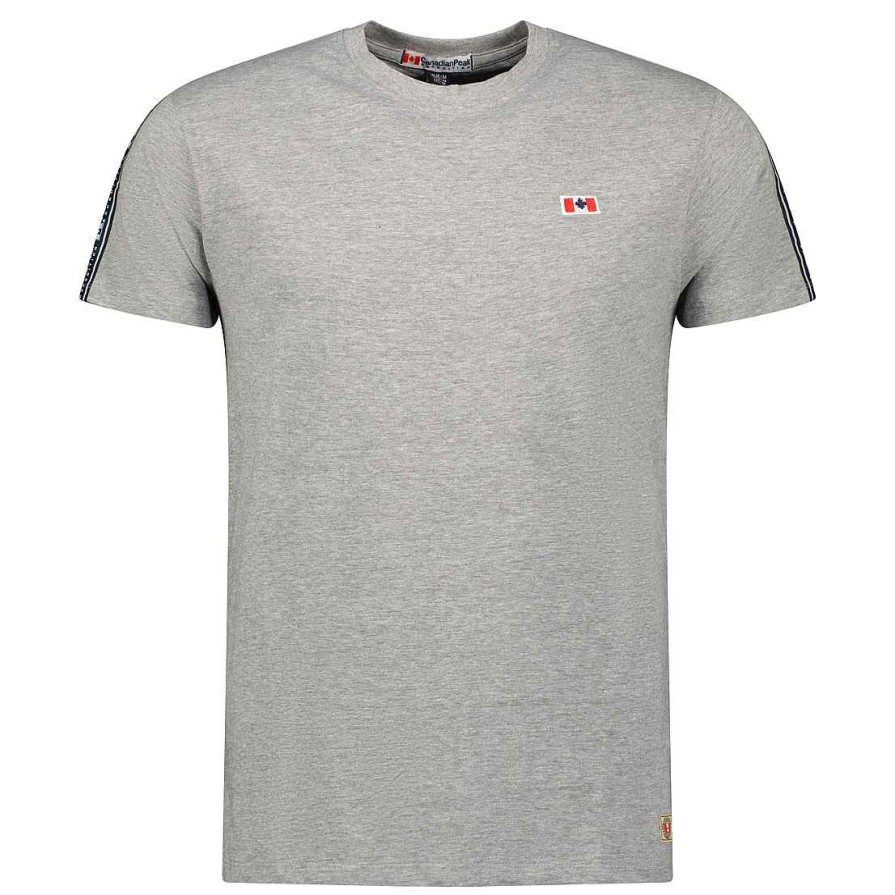 Herren Canadian Peak T-Shirt | Javengeak Bgrey Rm Herren 249