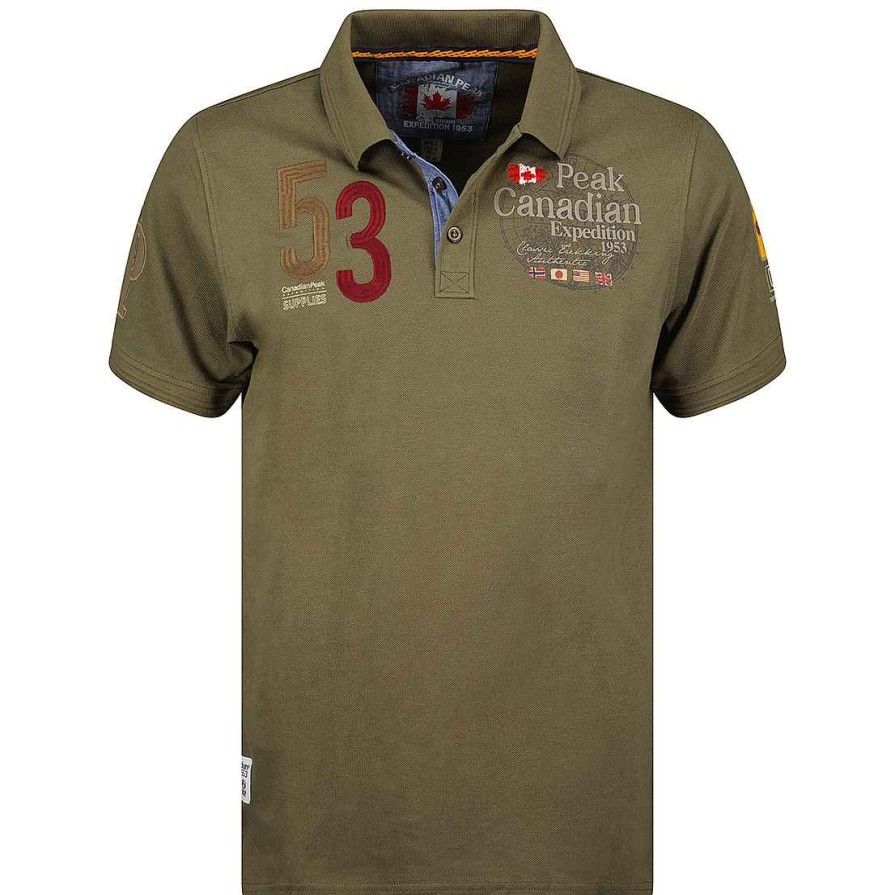 Herren Canadian Peak Polo | Kelaneak Khaki Rm Herren 419