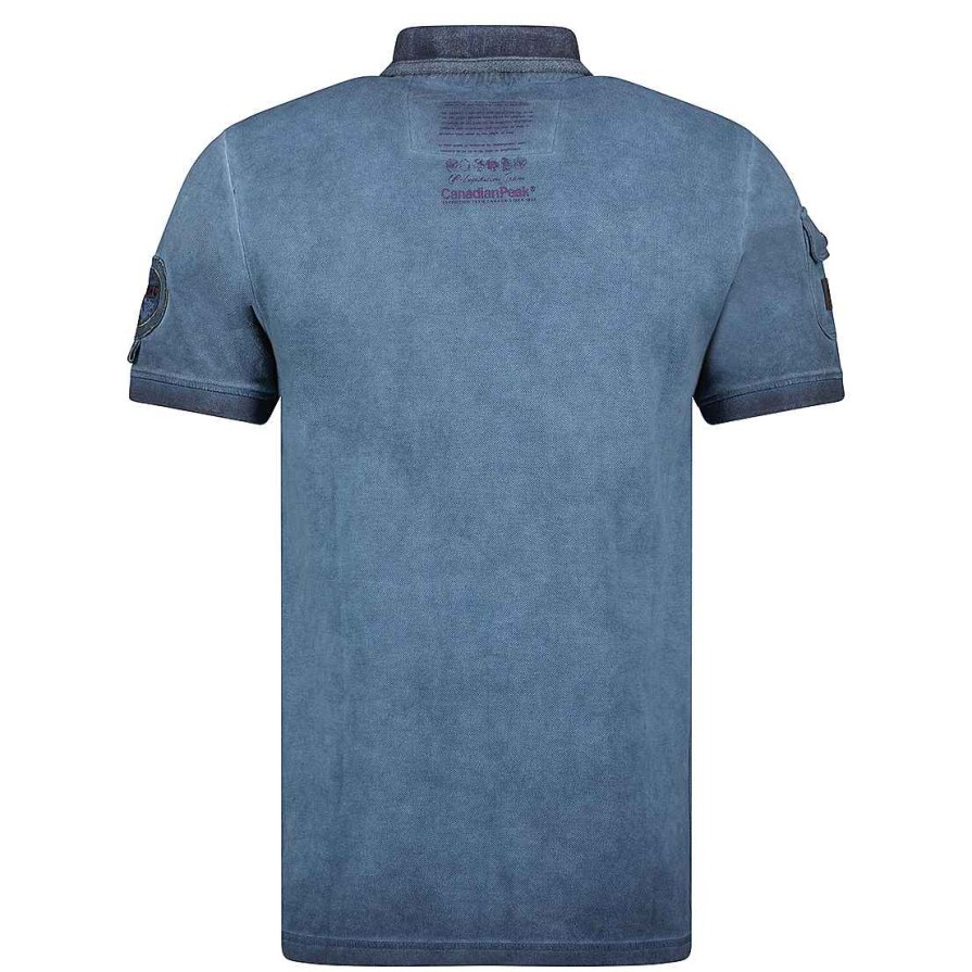 Herren Canadian Peak Polo | Kinflateak Blue Rm Herren 254