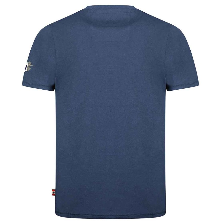 Herren Canadian Peak T-Shirt | Jaloneak Navy Rm Herren 249