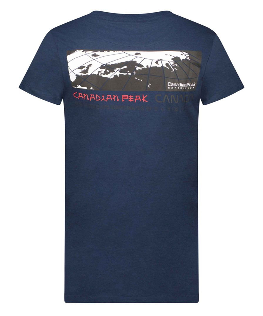 Herren Canadian Peak T-Shirt | Jholmeak Navy Rm Herren 249