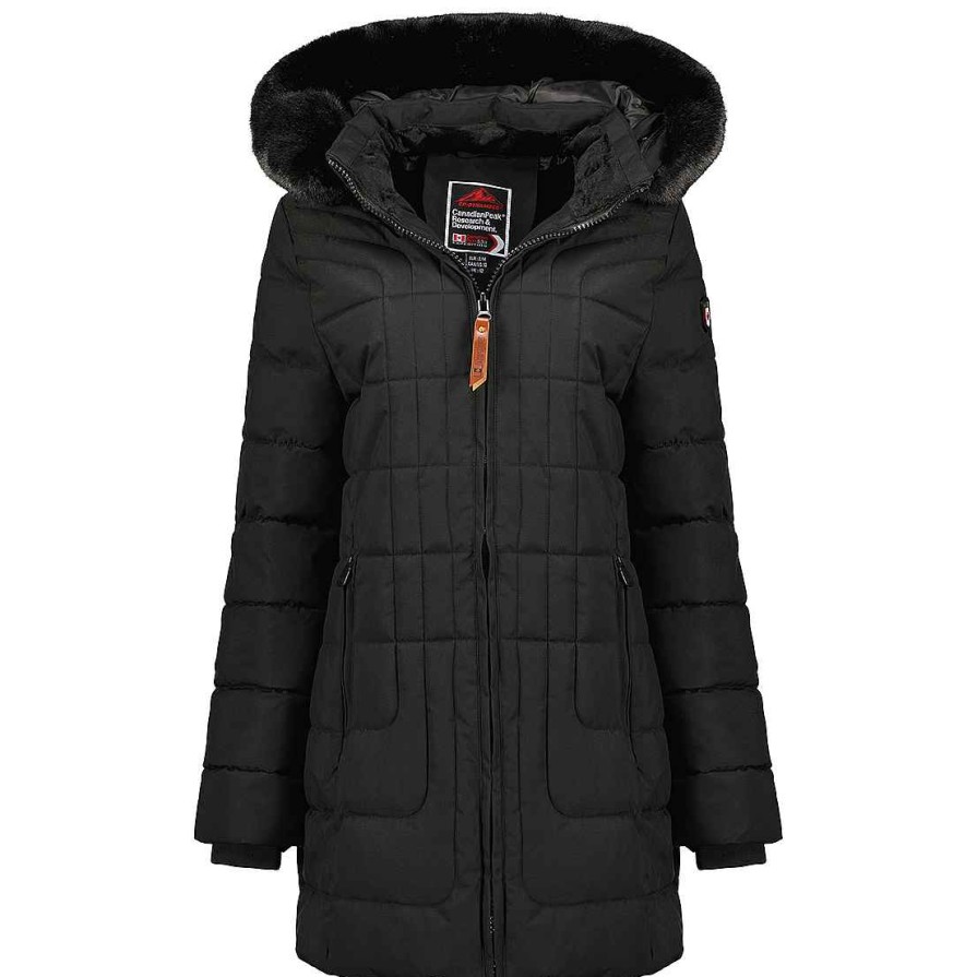 Damen Canadian Peak Parka | Armband Black Rm Bs Lady 001