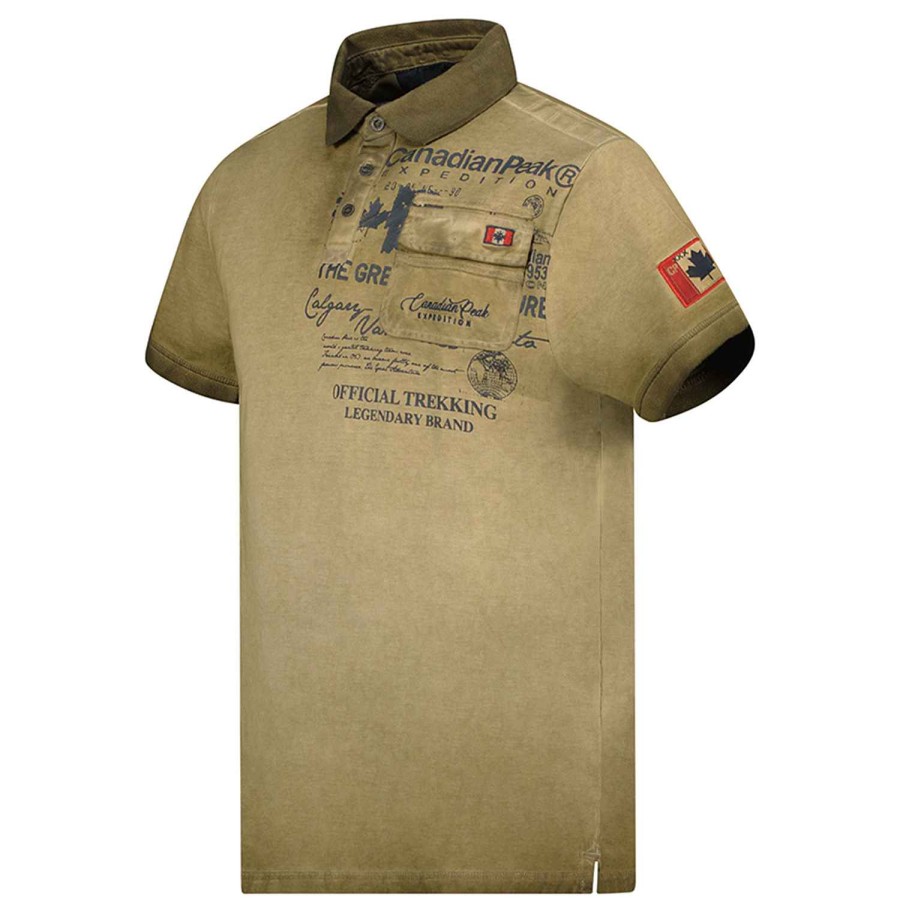 Herren Canadian Peak Polo | Keoneak Khaki Rm Herren 235