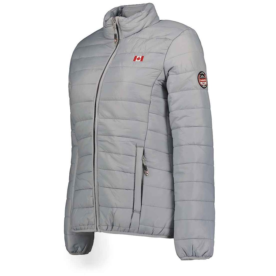 Damen Canadian Peak Jacke | Atikeak Basic Lgrey Cp Rm Lady 233