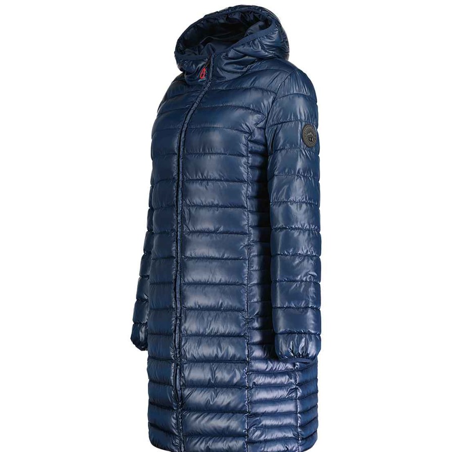 Madchen Canadian Peak Jacke | Colombiana Long Hood Navy Girl 096