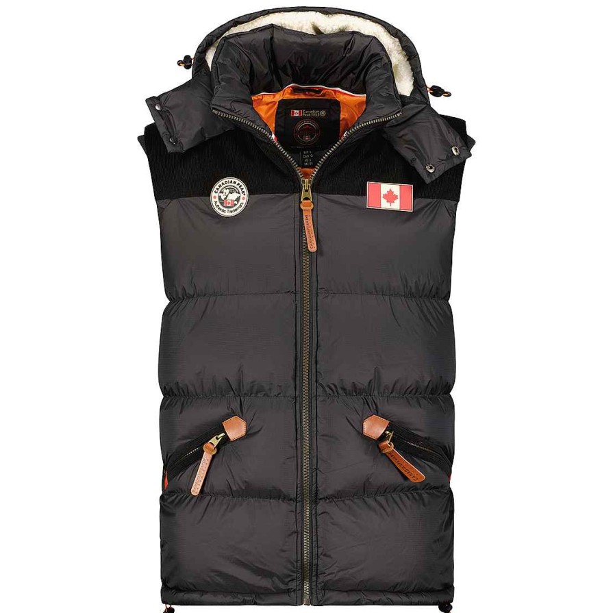 Herren Canadian Peak Weste | Velianeak Black Rm Herren 056