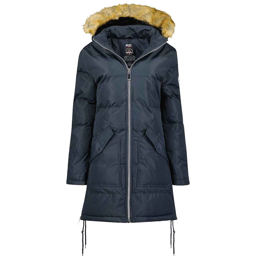 Damen Canadian Peak Parka | Canelleak Navy Bs Cp Lady 001