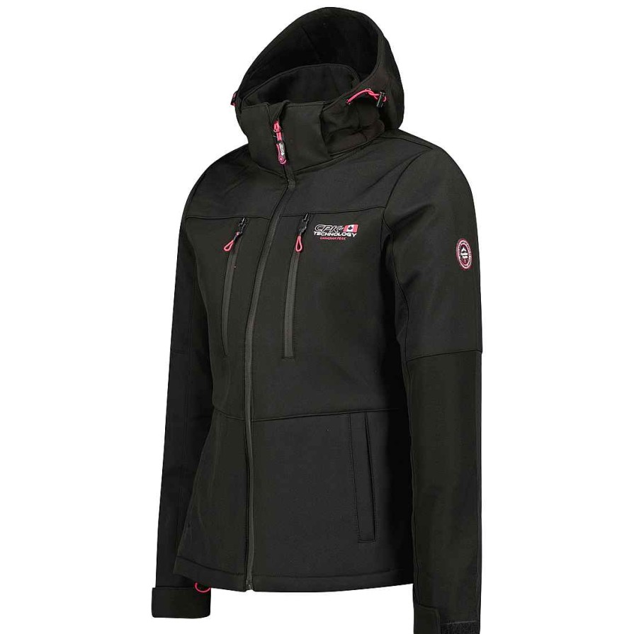 Damen Canadian Peak Soft Shell | Timmexeak Black Rm Lady 068