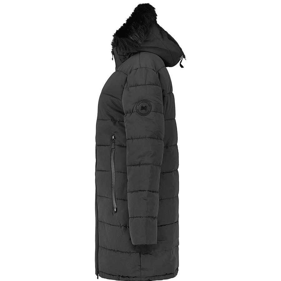 Damen Canadian Peak Parka | Ostrichai Black Mt Lady 001