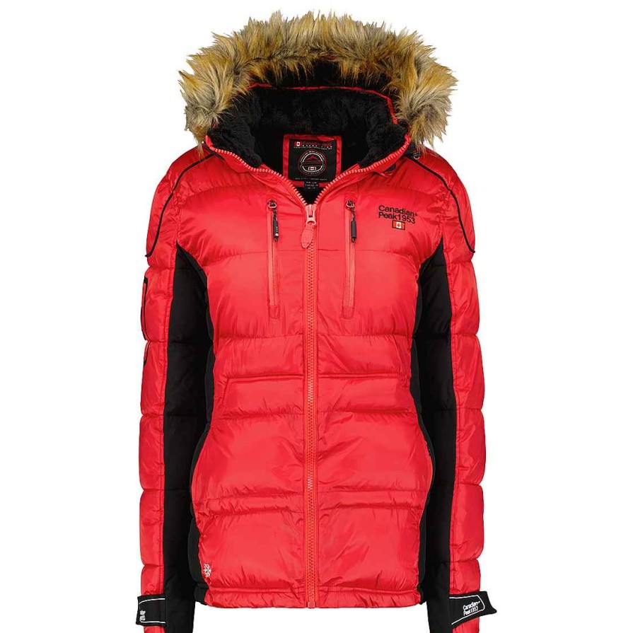 Damen Canadian Peak Parka | Bersileak Rm Red Cp Lady 005