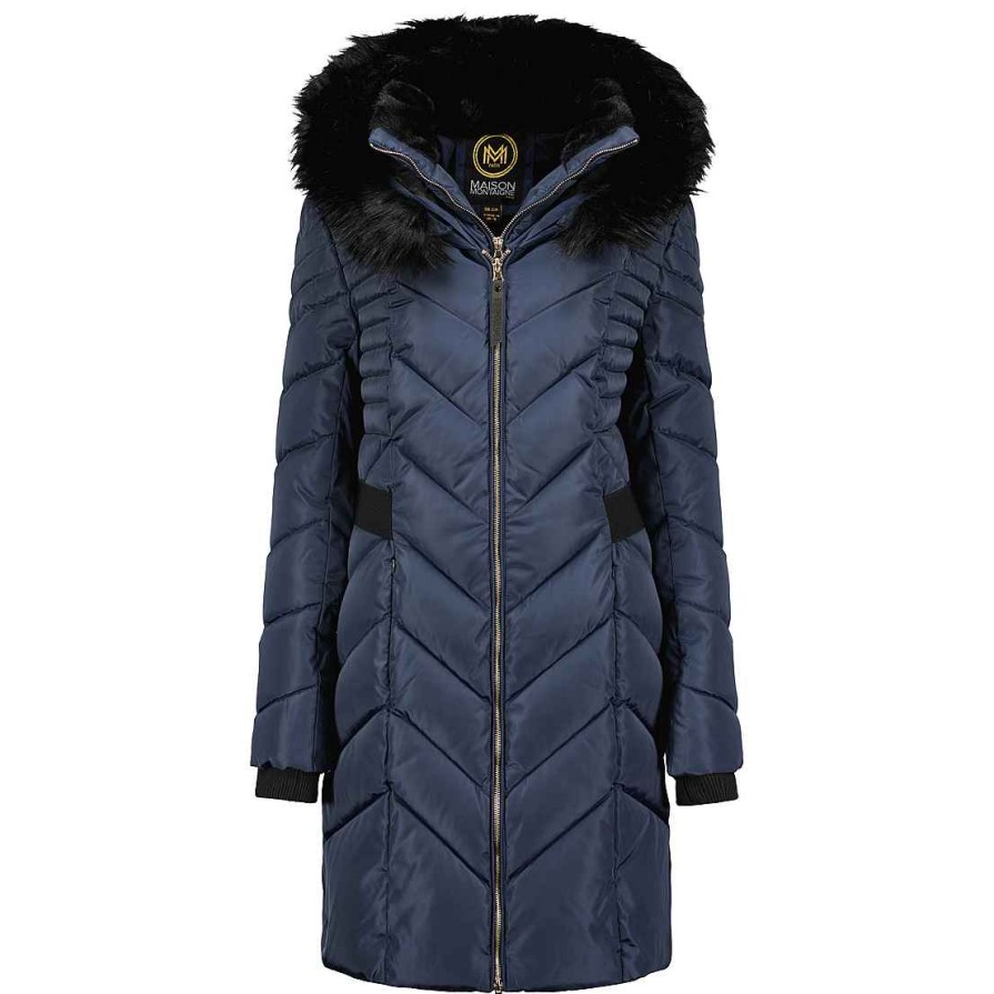 Damen Canadian Peak Parka | Dolmai Navy Lady Mt 068