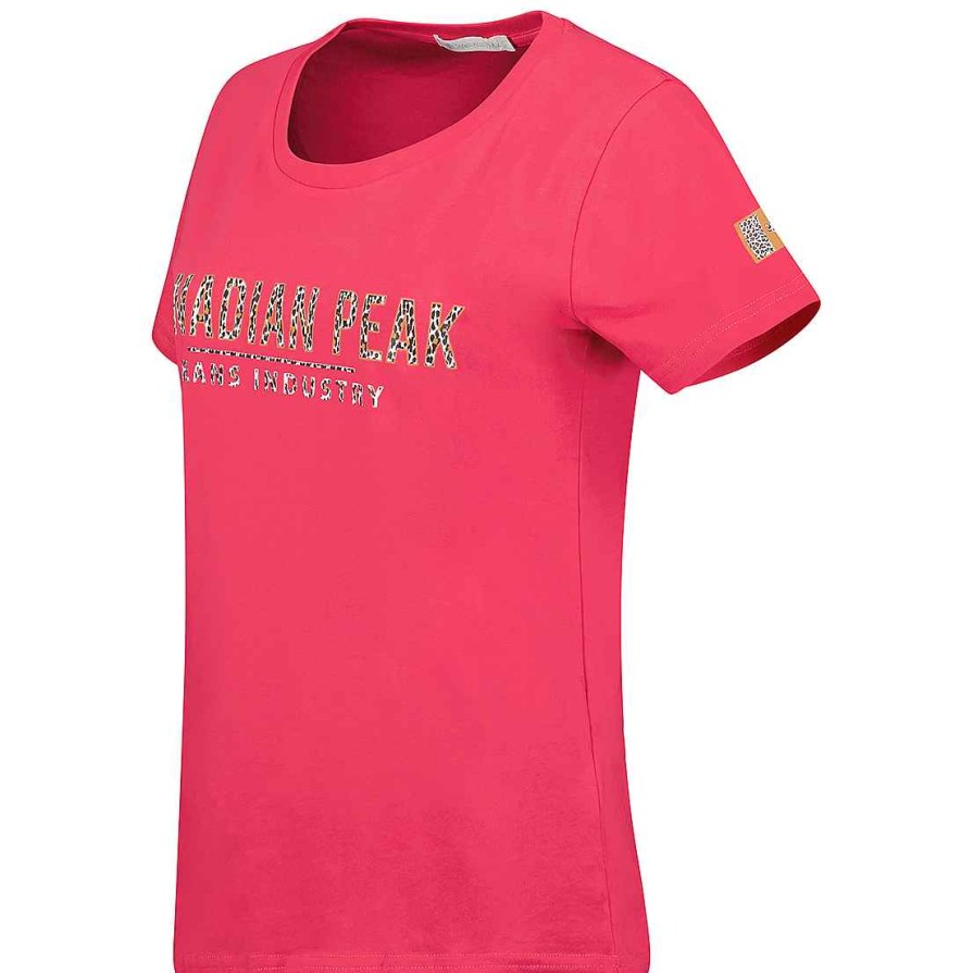 Damen Canadian Peak T-Shirt | Jolileak Pink Rm Lady 204