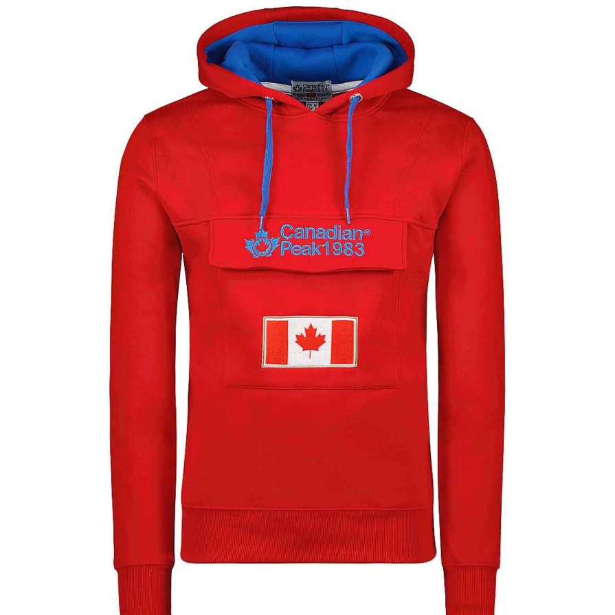 Herren Canadian Peak Schweis | Gadreak Rot-Blau Rm Herren 054