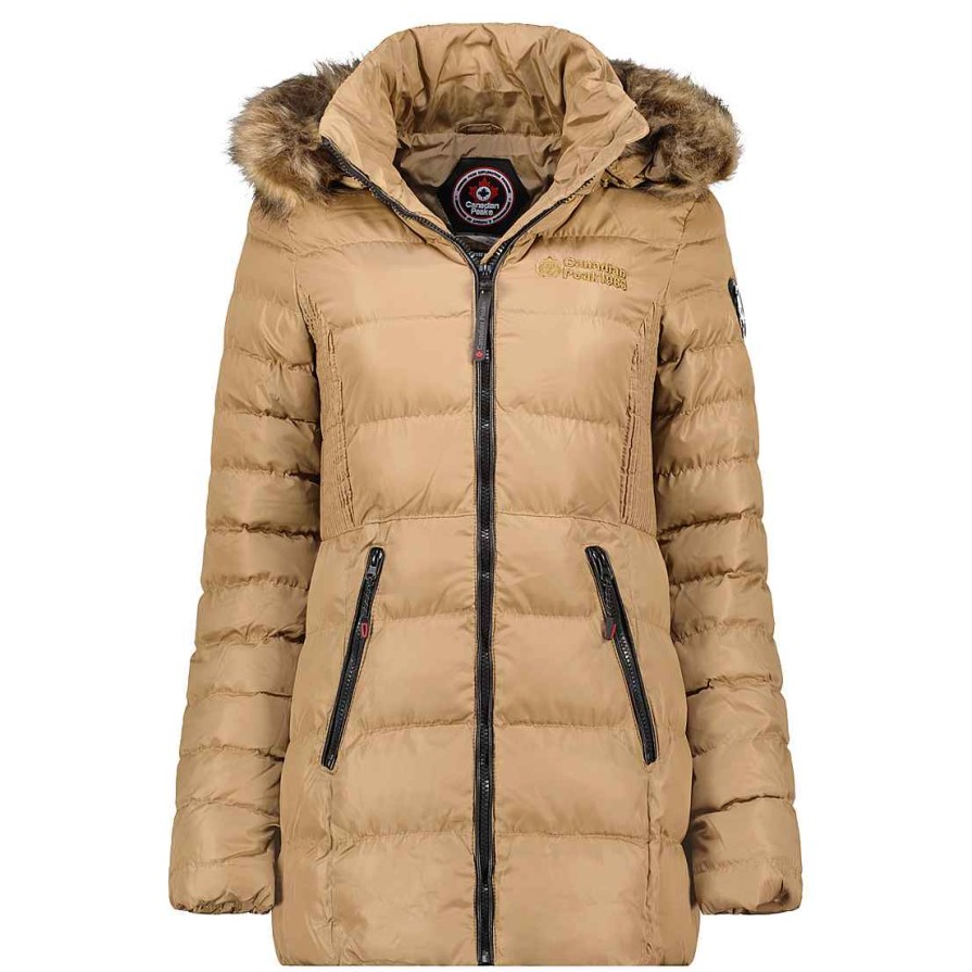 Damen Canadian Peak Parka | Anieseak Taupe Bs Lady 045